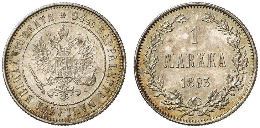 1 марка 1893 года