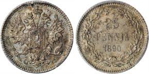 25 пенни 1890 года