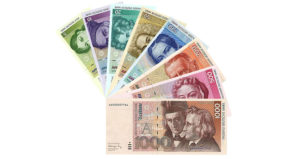 Банкноты Германии: описание, разновидности, номиналы