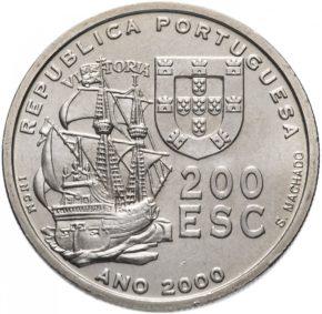 Юбилейные монеты Португалии 200 эскудо