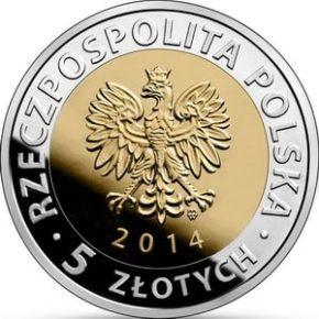 Юбилейные монеты Польши 5 злотых 2014-2019 гг.