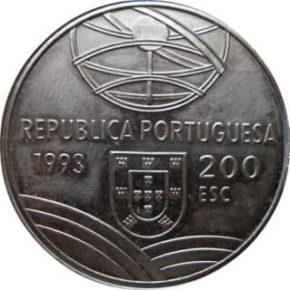 Юбилейные монеты Португалии 200 эскудо