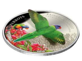 Живописные многоцветные монеты