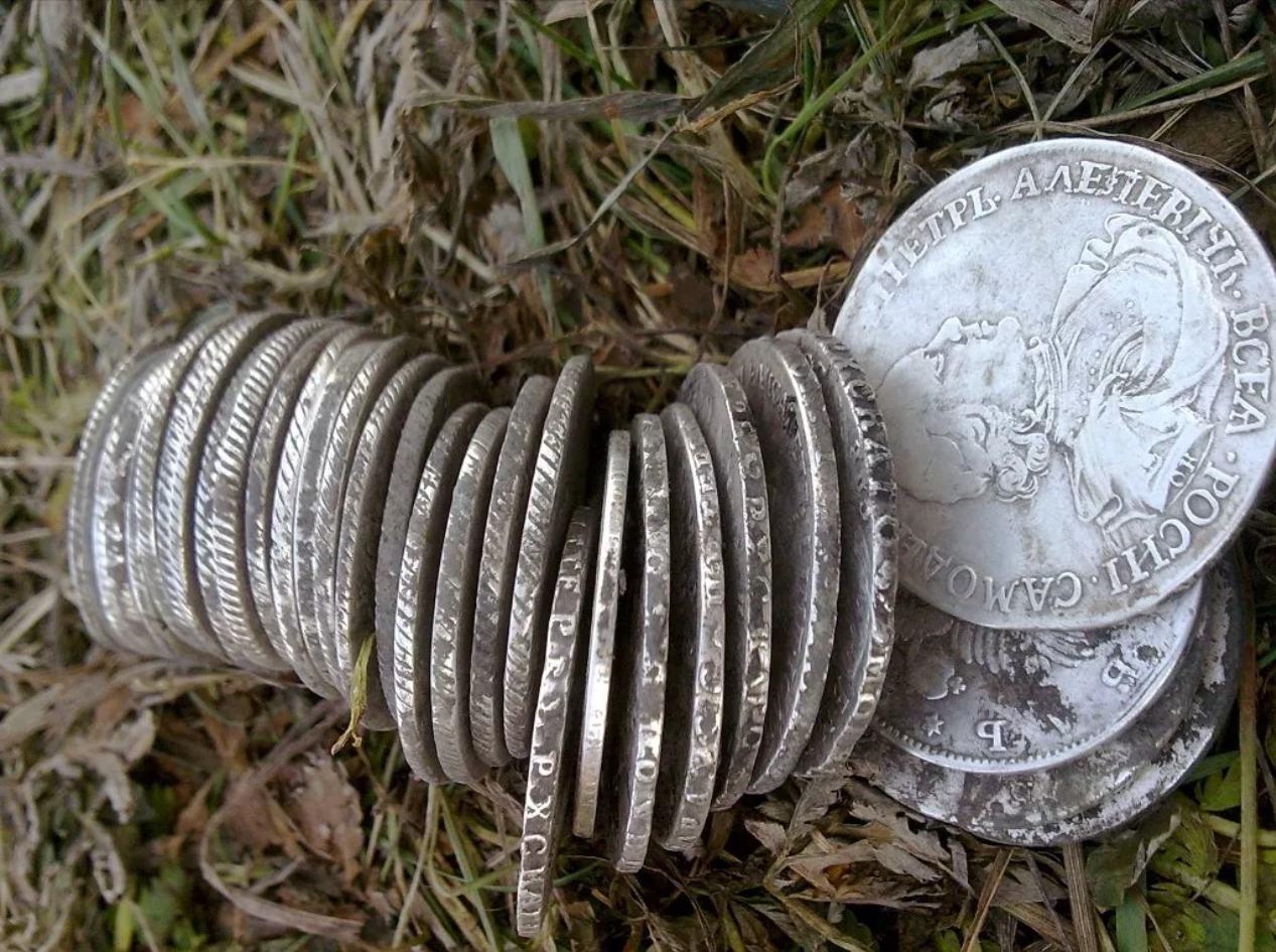 Находки металлоискателем царские монеты