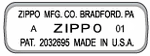 Как определить год выпуска по штампу на донышке Zippo