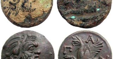 Чистка древних монет из нумизматических коллекций