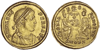 Монеты Рима. Валентинианы (364 - 395)