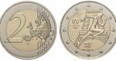 2 евро 2021 года Марианна