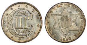 3 цента США. Каталог, цены, фото
