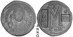Датировка монет Византии
