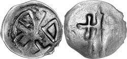 Средневековые монеты Литвы. Первые монеты (конец XIV века)