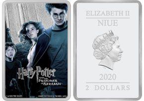 2 доллара 2020 года Гарри Поттер и узник Азкабана