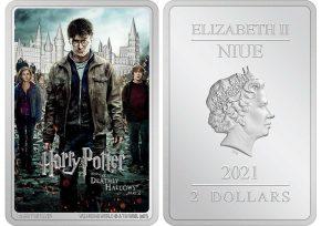 2 доллара 2021 года Гарри Поттер и Дары Смерти Часть 2
