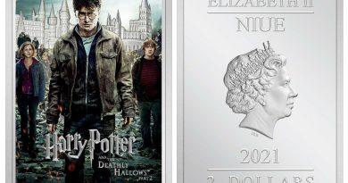 2 доллара 2021 года Гарри Поттер и Дары Смерти Часть 2