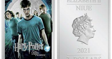 2 доллара 2021 года Гарри Поттер и Орден Феникса