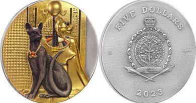5 долларов 2023 года богиня Сехмет