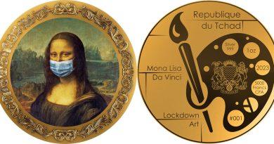 5000 франков КФА 2023 года Мона Лиза