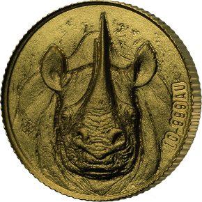 100 франков 2022 года набор из пяти коллекционных монет - «Большая африканская пятёрка»