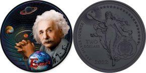 2 доллара 2022 года Альберт Эйнштейн