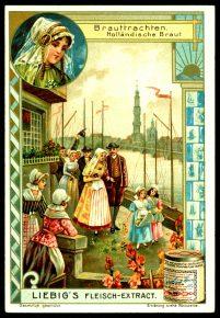 Наряды невест разных стран мира 1904 год. Серия рекламных вкладышей компании Liebig.