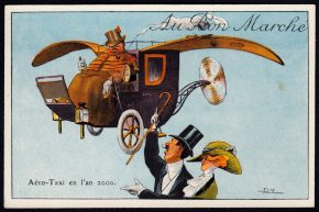 Рекламные карточки из серии «2000 год» 1908 год