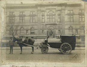 Мусороуборочные и поливальные машины Антверпена, Бельгия 1913 год