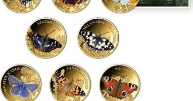 3000 франков 2024 года Чудо-мир бабочек