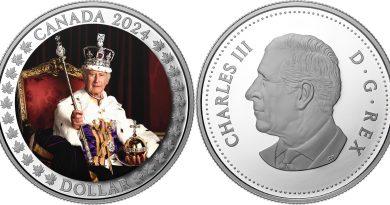 1 доллар 2024 года Коронация короля Карла III