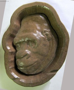 Изделия из камня - пепельница горилла2м.jpg